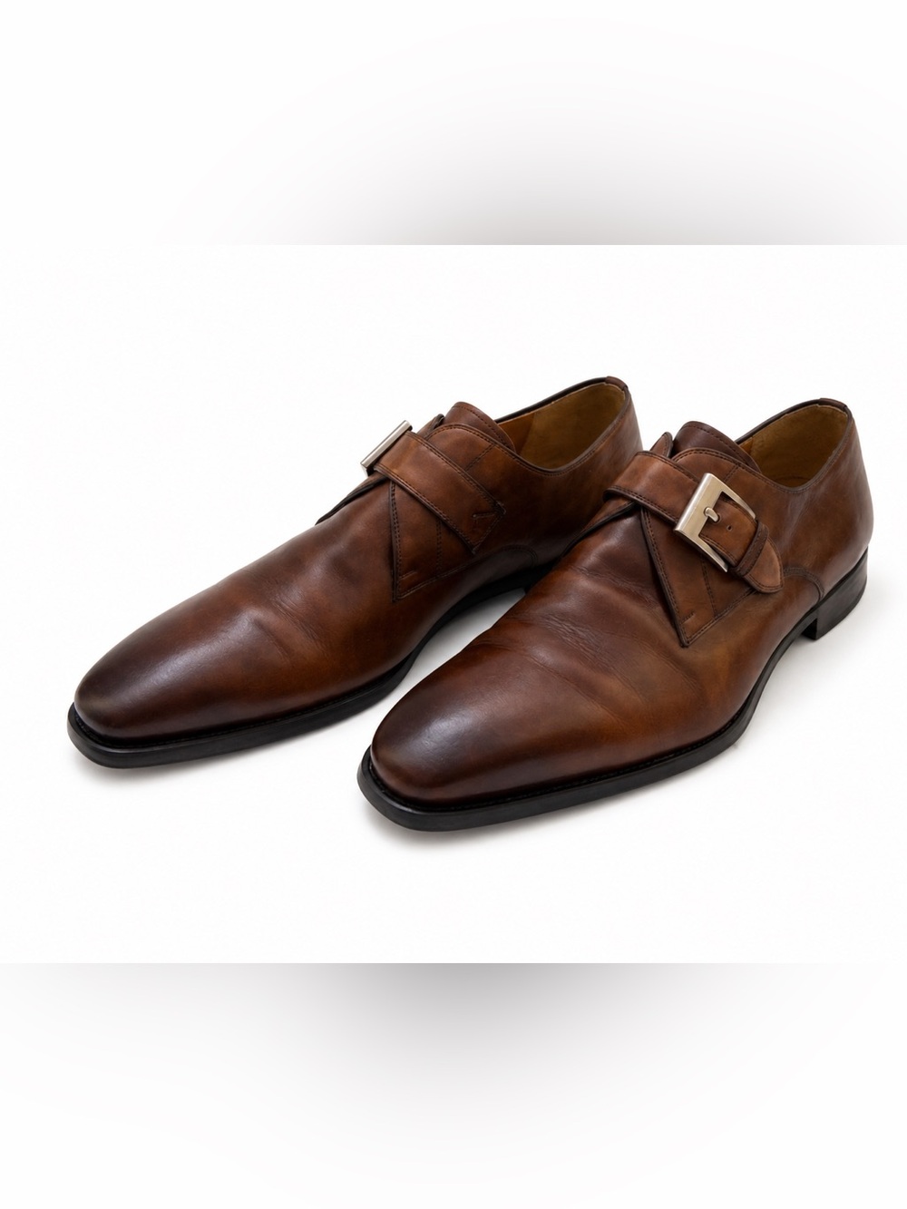Magnanni Men’s Brown,Dress Shoes ,With Buckle At The Front. Size-…